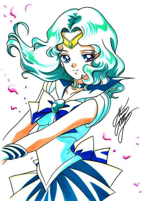 Sailor Neptune By Marco Albiero Art Sailor Neptune Sailor Uranus Sailor Mars Sailor Moon