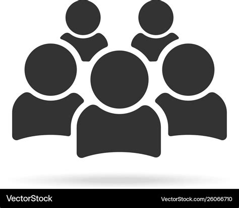 Business Team Icon And Group Royalty Free Vector Image