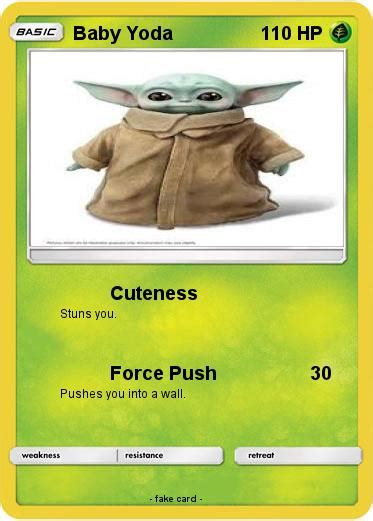 Maybe you would like to learn more about one of these? Pokémon Baby Yoda 50 50 - Cuteness - My Pokemon Card