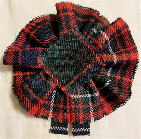 Macdonnell Of Glengarry Tartan As Scottish Blossom Wool Etsy