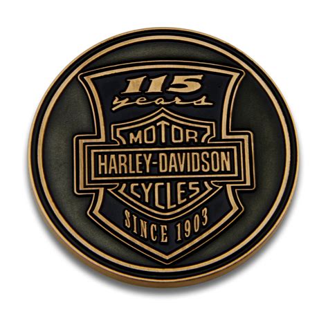 Harley Davidson 115th Anniversary Collectors Challenge Coin Limited