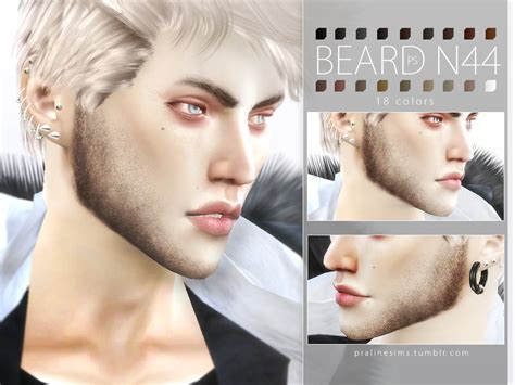 Pralinesims 5 New Realistic Beards For Your Emily Cc Finds