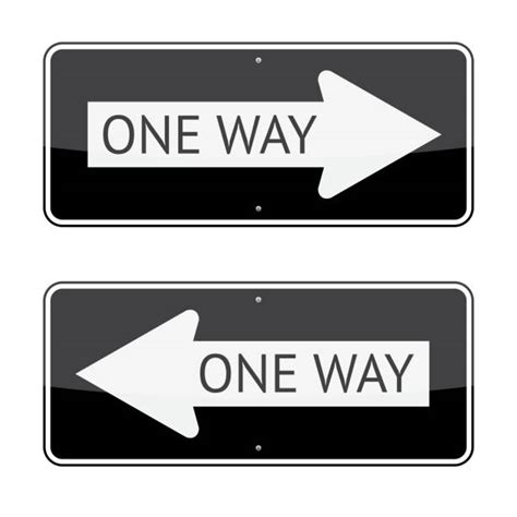 Royalty Free One Way Clip Art Vector Images
