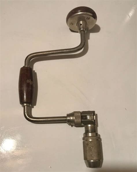 Vintage Stanley Handyman Brace H1250 Ratcheting Hand Drill Brace Auger Bit Tool Antique Price