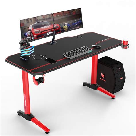 Vitesse multifunction desk the best way to ensure a fluid gaming experience is having an organized station and that being said there's nothing more satisfying than having an organized and easy. VITESSE Racing Style Gaming Desk & Reviews | Wayfair.ca