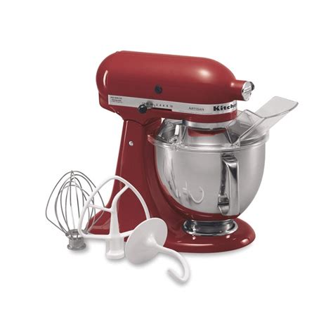 Kitchenaid 5 Quart 10 Speed Red Residential Stand Mixer In The Stand