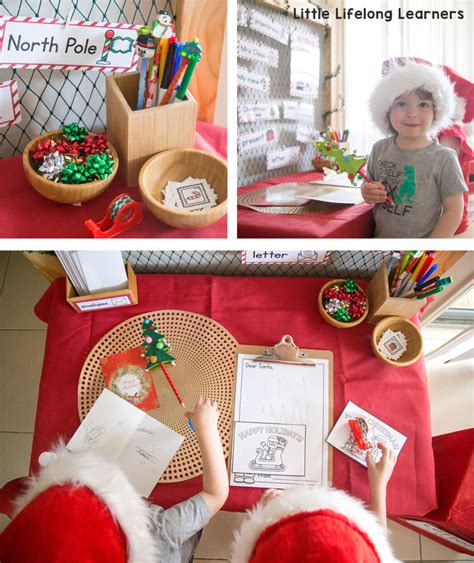 Christmas Dramatic Play Santas Workshop Little Lifelong Learners