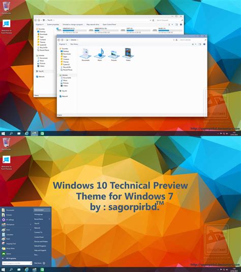 Windows 10 Theme Updated By Sagorpirbd On Deviantart 56628 Hot Sex