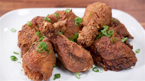 The coop is 16 square feet with 2 perches about 5 feet each. Crispy chili five spice fried chicken