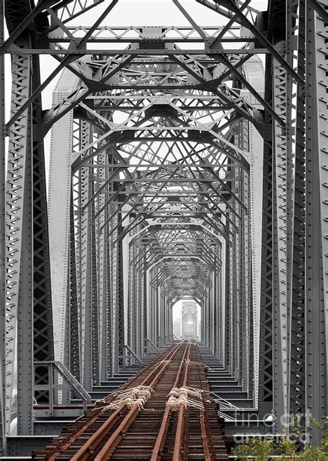 Vintage Iron Railway Bridge Photograph By Yali Shi