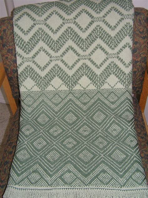 Sage Green Swedish Weaving Blanket