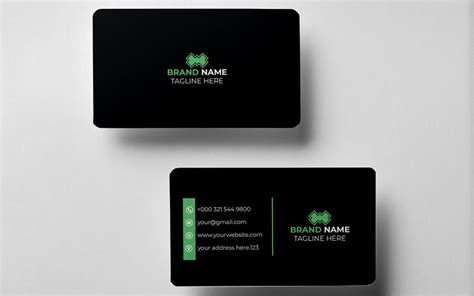 Corporate 4 Color Business Card Design Templatemonster
