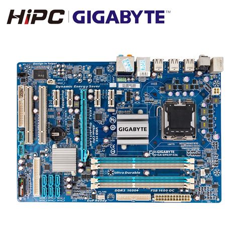 Gigabyte Ga Ep43t S3l Desktop Motherboard P43 Socket Lga 775 Ddr3 16gb