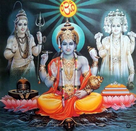 Trimurti Hindu Art Radha Krishna Art Hindu Gods