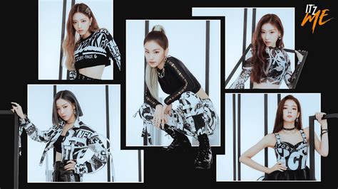 Downloaden Itzy Wannabe Collage Poster