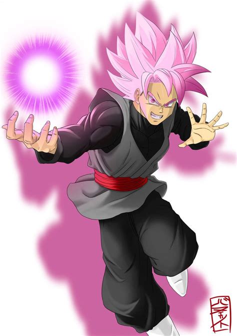Goku Black Pink Form By Whysogurin Super Saiyan Great Pictures Akira