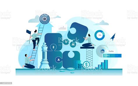 People Searching For Creative Solutions Stock Illustration Download Image Now Futuristic
