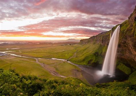 Contact Support Iceland Waterfalls Waterfall Seljalandsfoss Waterfall
