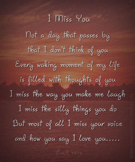 I Really Miss You Poems Missyouv1 1 Love This
