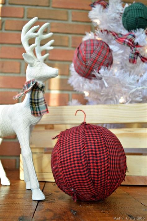 Plaid Christmas Ornaments - YouTube