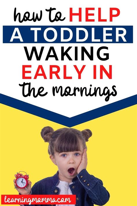 1 Simple Resource To Help The Toddler Waking Early Toddler Nap Time