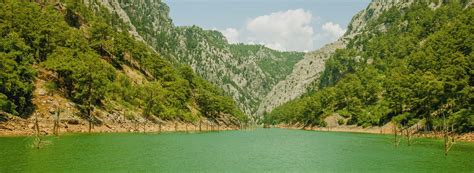 Horizontal Panorama Of Turkey Green Canyon Natural Beauty Of Turkey