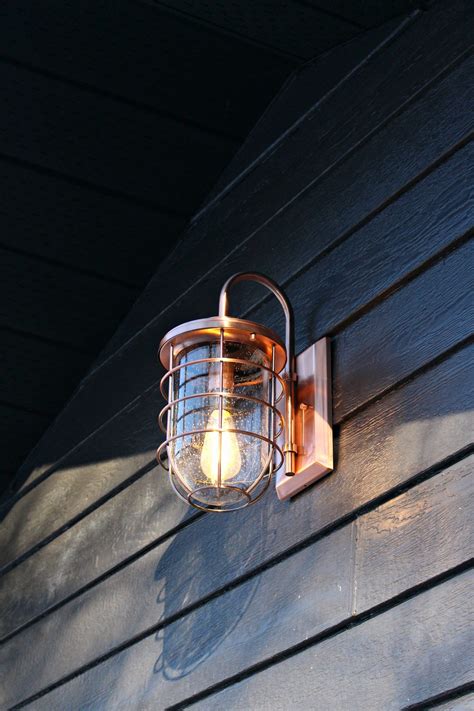We have new styles of sconces, lanterns, post lights, outdoor lamps and more, so your space can always look its freshest. New Copper Outdoor Lights | Garage Makeover Before & After ...