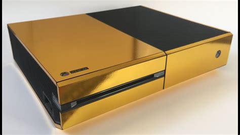 Xtremeskins Gold Xbox One Console Skin Installation And Review Youtube