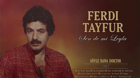 Ferdi Tayfur Söyle Bana Doktor Kaliteli Dönem Plak Kayıt Youtube