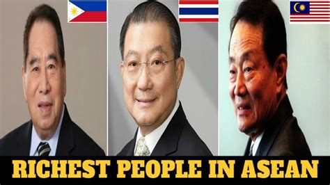 Top 7 Richest People In Southeast Asia Asean 2019 Youtube