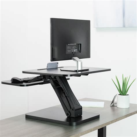 Vivo Height Adjustable Standing Desk Gas Spring Riser 25 Tabletop Sit