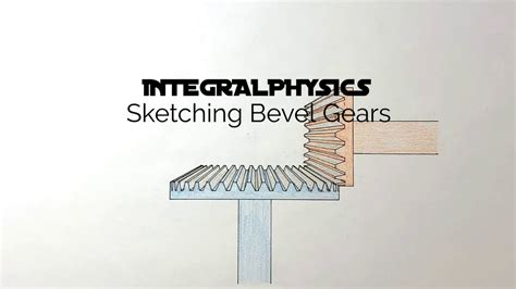 Hand Drawing Bevel Gears Youtube