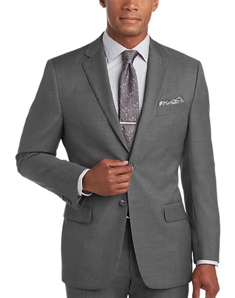 Joseph Abboud Gray Modern Fit Suit Separates Coat Mens Suits Mens