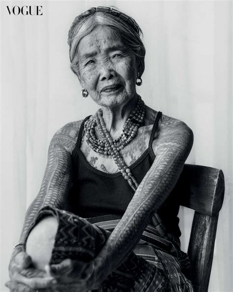 106 Year Old Indigenous Tattoo Artist Apo Whang Od Becomes Vogues