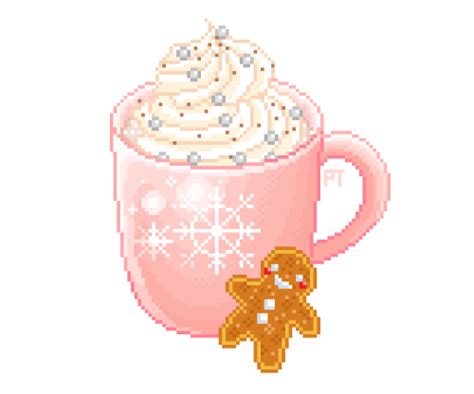 Hot Chocolate With Cookie By Pretty Transparents Anime
