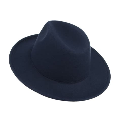Mens Wool Trilby Short Brim Felt Fedora Hat Vintage