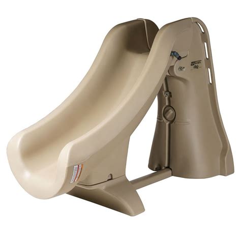 Sr Smith 660 209 5810 Slideaway Removable Pool Slide Taupe The Pool