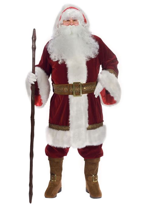 plus size old time santa costume 1x