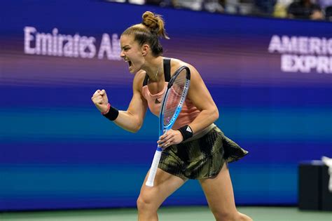 Us Open Maria Sakkari Stuns Karolina Pliskova In Quarterfinals