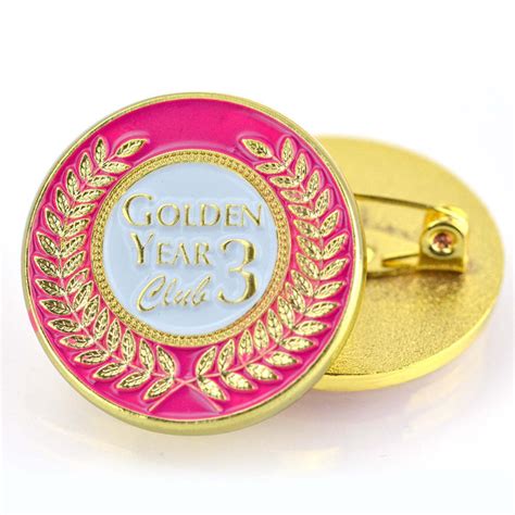 Custom Design Gold Plated Enamel Badge Lapel Pins — Sunfitworld