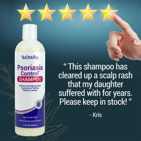 Triderma Psoriasis Control Shampoo Helps With Itching Flaking And
