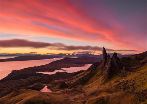 Sunrise At The Old Man Of Storr Isle Of Skye Scotland Skye