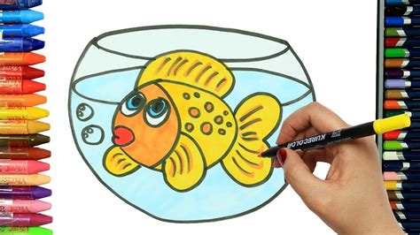 Jak Narysować żółta Ryba Rysunek Kolorowanki Dla Dzieci Rysowanie