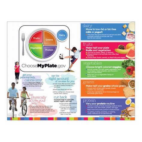 Myplate is the current nutrition guide published by the usda's center for nutrition policy and promotion, a graphic depicting a place setting with a plate and glass divided into five food groups. Choose MyPlate Handouts