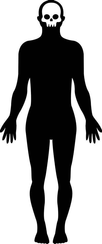 Body Shape Svg Png Silueta Del Cuerpo Humano Clipart 5270652 Pinclipart