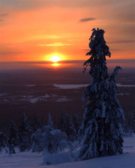 Sunrise In Aakenustunturi Kittilä Finland Photo By Virpula1