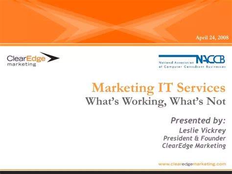 Ppt Marketing It Services Whats Working Whats Not Powerpoint