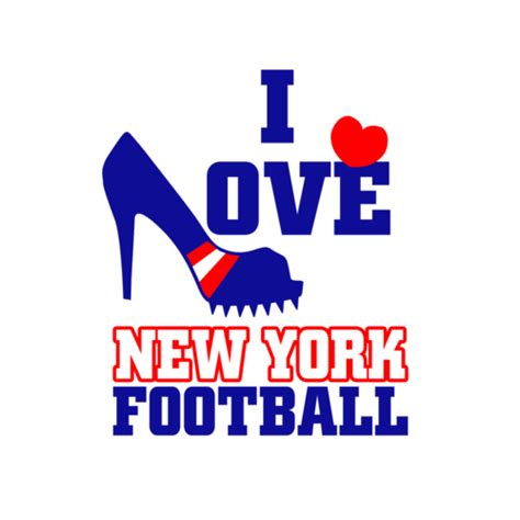I Love New York Football T Shirt