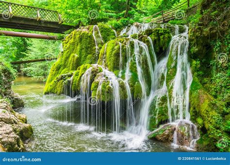 Bigar Waterfall On Minis River Romania Stock Image Image Of Exotic