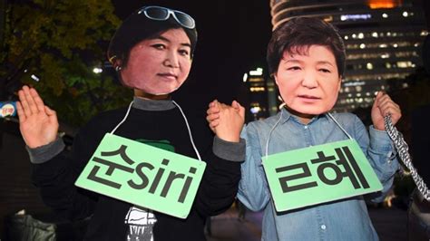 South Korea Scandal Choi Apologises For Unpardonable Crime Bbc News